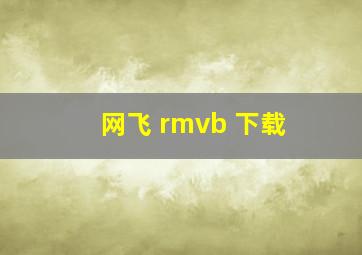 网飞 rmvb 下载